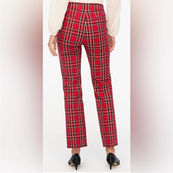 J.CREW Tartan Plaid Flare Kelsey Pant Sz 6 - Picture 4 of 10